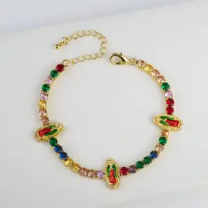 Brazalete de Virgen con cristales
