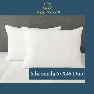 Set x2 almohadas siliconada 45x65