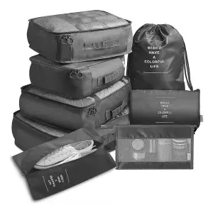ORGANIZADOR DE MALETA X8 PIEZAS