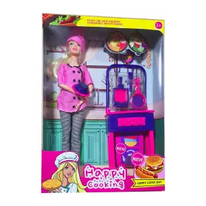 Muñeca Vestido Accesorios Cocina Chef