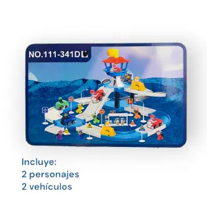 PISTA CARROS PAW PATROL PERSONAJES PATRU