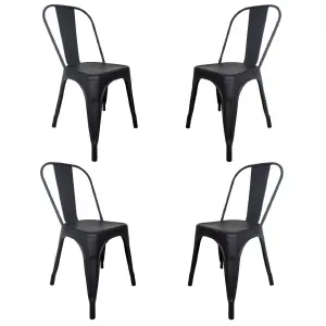 4 SILLAS TOLIX METAL RESTAURANTE