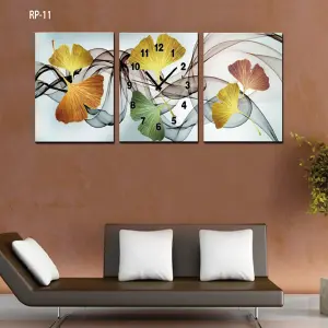 RELOJ PARED ESTILO POLIPTICO 3 PIEZ RP-1