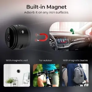 Mini Cámara Inalámbrica WiFi de 2.4 GHz: Vigilancia Discreta y Conectividad Inmediata - Mini Camara Inalambrica Wifi de 2.4 GB