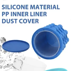 Molde siliconado para cubos de hielo