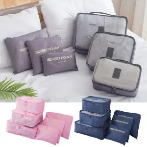 Set Bolsas Viajeras x 6 Piezas