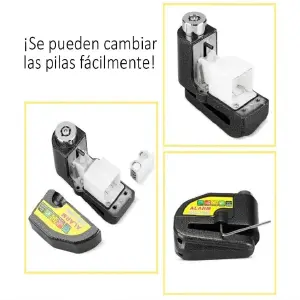 Candado Moto Alarma Freno De Disco LK603