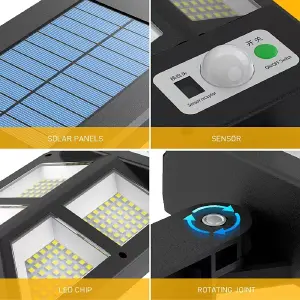 Lámpara Solar LF-1912-B (Pack de 2) - Lampara solar LF-1912-B  por 2