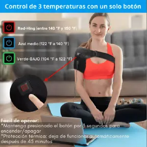 Almohadilla Térmica Hombro Calor UNISEX