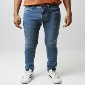Jeans Clásico Azul Claro Para Hombre