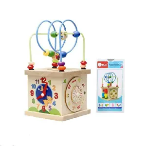 CUBO MULTIFUNCIONES CON LABERINTO