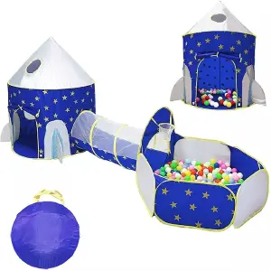 Carpa Castillo 3 En 1 Tunel + 100 pelota