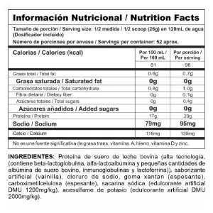 PROTEINA BIPRO CLASSIC VAINILLA 3LB