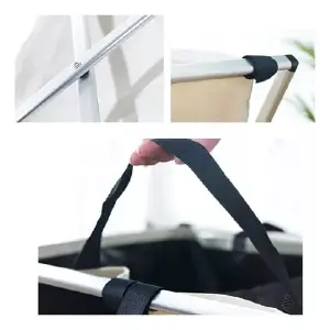 canasta plegable para separar la ropa