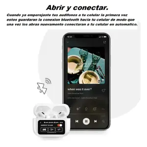 Audífonos pro2 pantalla tactil bluetooth