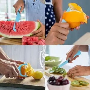Juego De Cuchillos De Cocina De 6 PZ