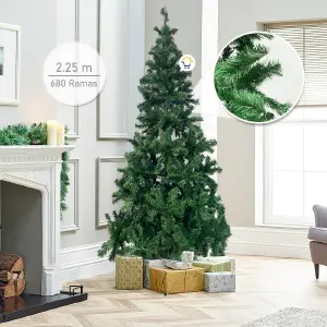 Árbol Navidad 2.25m 680 Ramas FEXTON225