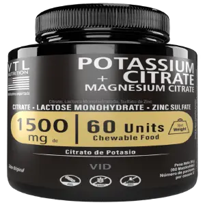 Citrato de potasio en tabletas