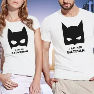 Camiseta estampada tipo T-shirt de parej