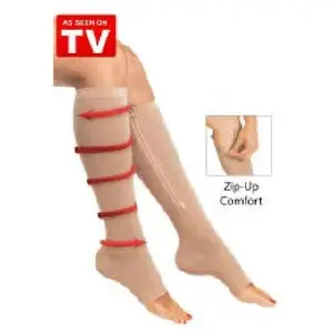 Medias Zip Sox Compresión Anti Varices