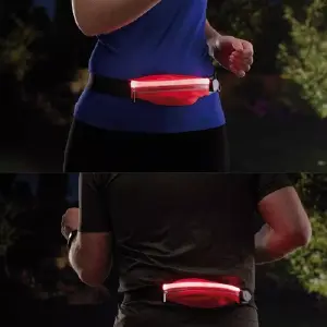 Bolso Runing Deporte Bicicleta Con Luz