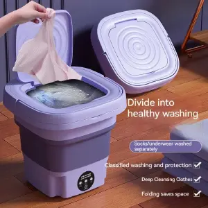 Lavadora plegable portátil 8 Litros
