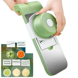 Cortador Rebanador Verduras 6 en 1 Manua