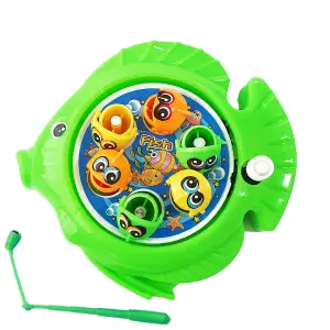 Juego De Pesca Iman Juguete Giratorio