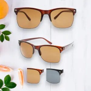 Gafas de sol tipo Clubmaster ARN-302