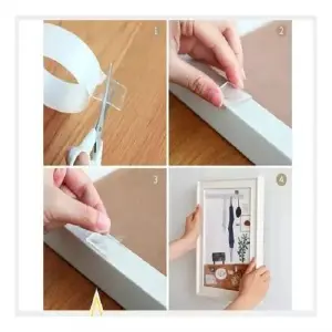 CINTA DOBLE FAZ TRANSPARENTE