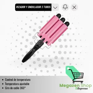 RIZADOR ONDULADOR 3 TUBOS REMINGTON