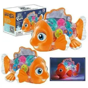 Pez Nemo Robot Luces Sonido Movimiento
