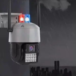 Camara Seguridad Exterior Alarma 1080p