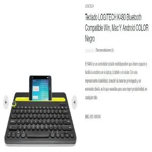 Teclado LOGITECH K480 bluetooth compatib