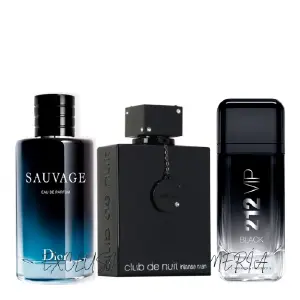 Kit(Sauvage +VIP black +Club de nuit )