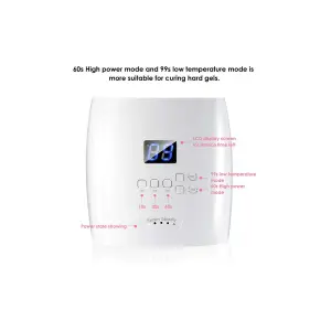 Lampara Uvled 48w Recargable Manicure