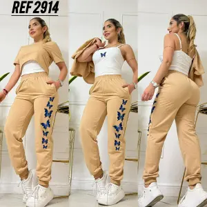 HERMOSO TRIO TELA BURDA