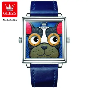 RELOJ OLEVS BULLDOG FRANCÉS 5510G-2