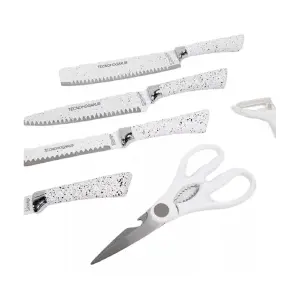 Juego Set Cuchillos Acero Inoxidable 6P