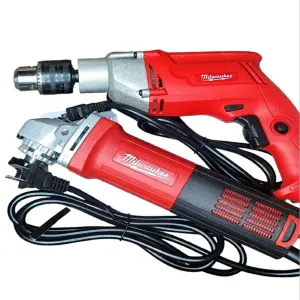 Combo taladro pulidora tipo Milwaukee