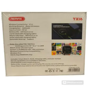 Reloj Smart Watch + Audifono YX18