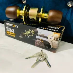 CHAPA PARA ALCOBA MANGO MADERA OSCURA