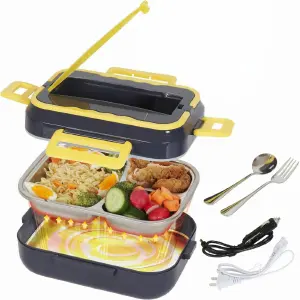 Lonchera Eléctrica Porta Comida Azul: ¡Lleva tus comidas donde quieras! - Lonchera Electrica Porta Comida Azul