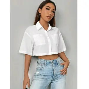 Camisa Mc Crop Top Michel 01