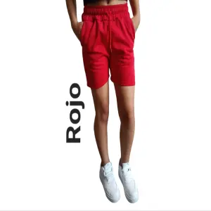 SHORT DAMA ROJO