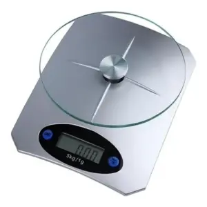Báscula De Cocina Digital Plato Vidrio