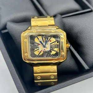 RELOJ CARTIER LUXURY SANTOS DE SKELETON