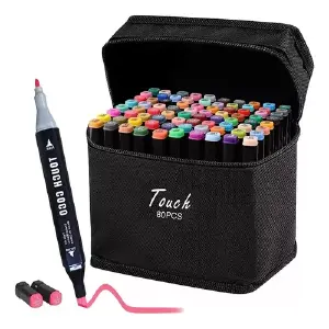 set marcadores x80
