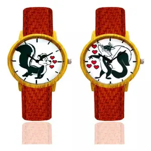 Reloj De Pareja Love + Estuche