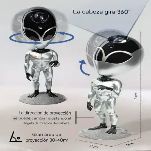 Alien Proyector De Galaxia Portátil